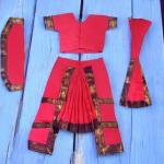 Traditional Bharat Natyam Dance Dress – Authentic Attire for Classical Indian Dance Performances