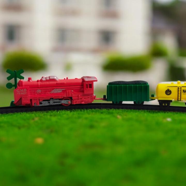 Electric Toy Train Set with Tracks for Kids – Interactive Playtime Adventure