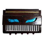 Miniature Harmonium Musical Instrument – Handcrafted Indian Classical Decor for Music Lovers