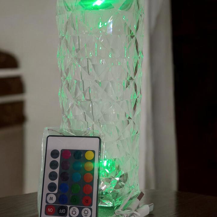 Magical Touch LED Lamp with Multi-Color Remote Control - Transform Your Space with Colorful Ambiance