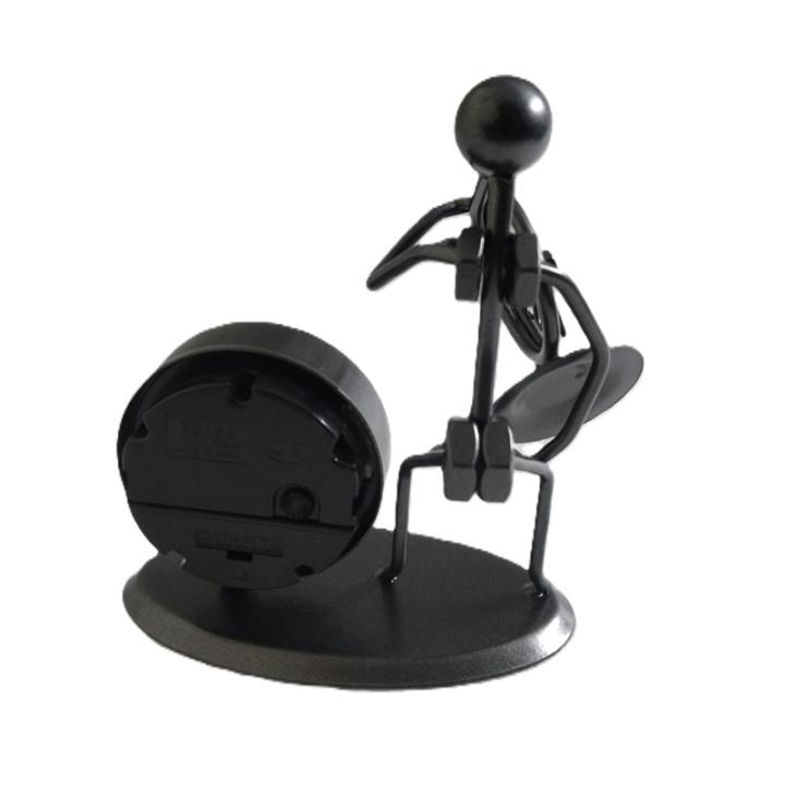 Decorative Musical Metal Stand with Clock   - Timeless Home Decor