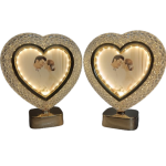 Heart Shape Photo Frame with Touch LED Light - Illuminate Your Memories