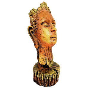 Tranquil Buddha Face Idol - Serenity for Your Home Decor