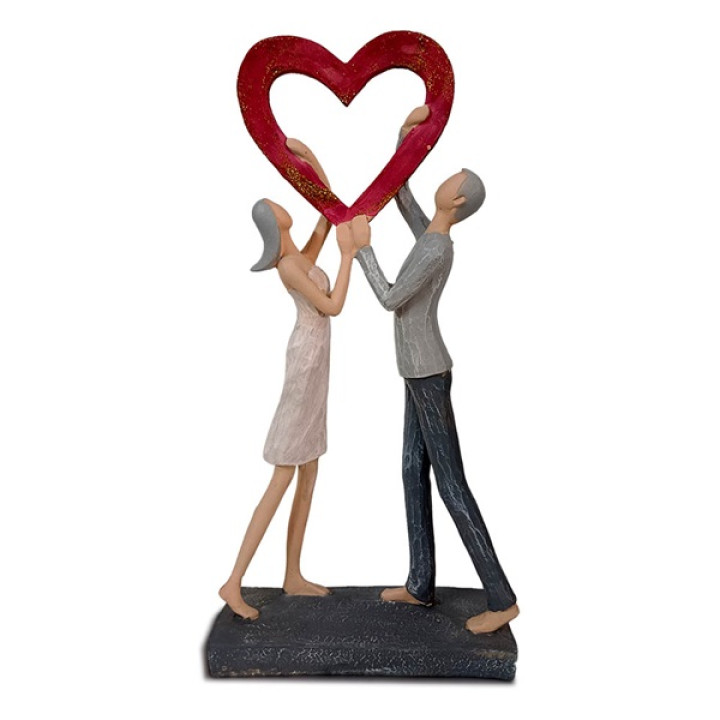 Romantic Heart Face Couple Idol Symbol of Everlasting Love