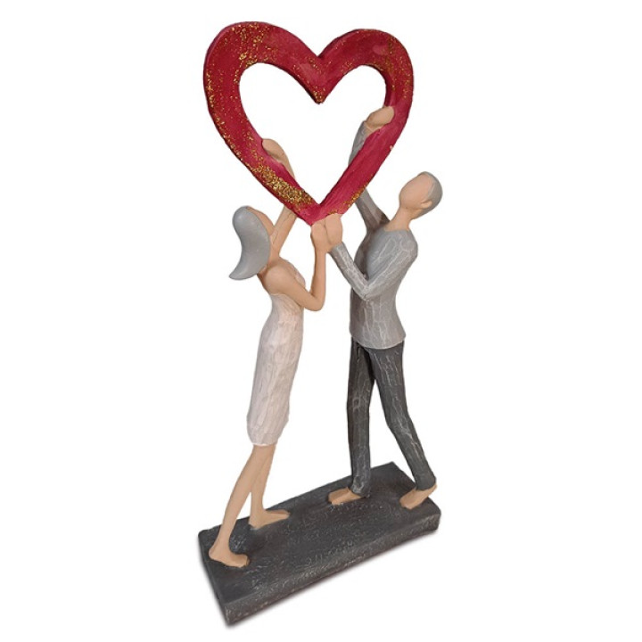 Romantic Heart Face Couple Idol Symbol of Everlasting Love