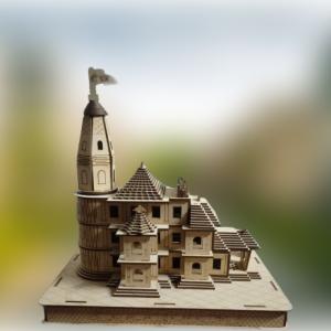 Shree Ram Lalla  Idol  &   Ram Temple Ayodhya Model  – Symbol of Love and Devotion Combo Offer on occasion of Ram Navami