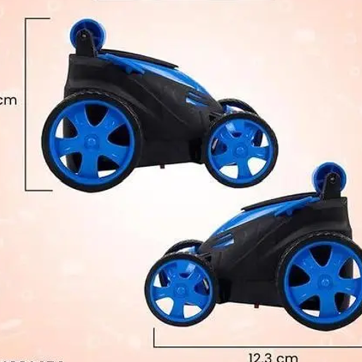 Rotating & Rolling Rechargeable Small Remote Multi Color Stunt Car Toy - Ultimate Stunt Action for Kids!